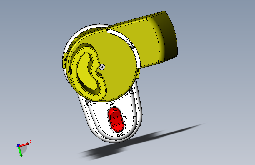 motor casing 左侧视图