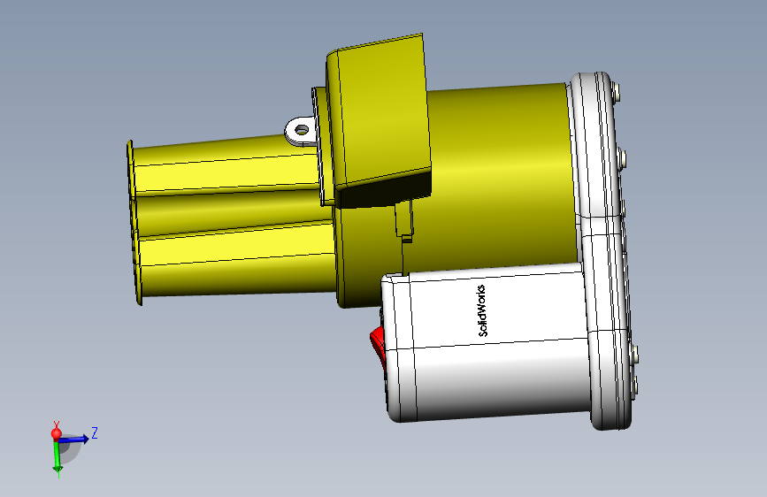 motor casing 正面视图
