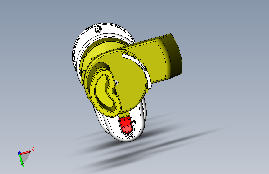 motor casing-爆炸图 左侧视图