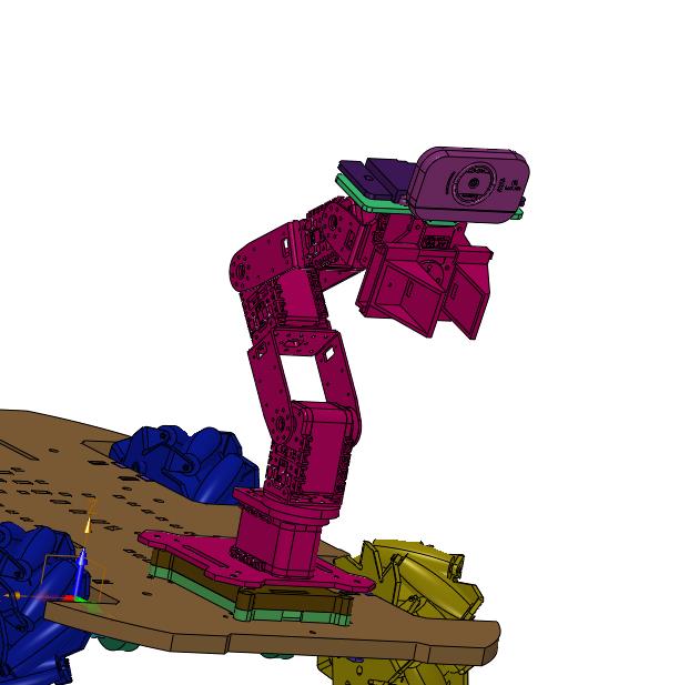 带视觉抓手的麦克纳姆轮铝合金小车