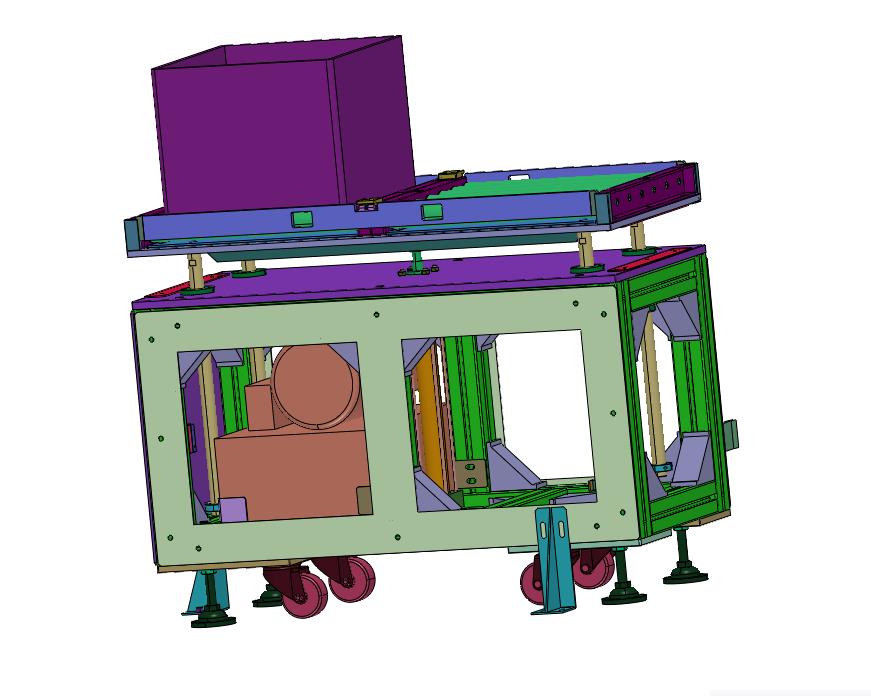 独立液压站的滚筒举升输送台