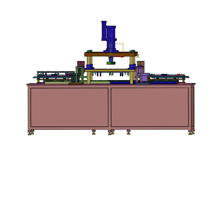 节能灯PCB自动送料滑台式铆钉插件机