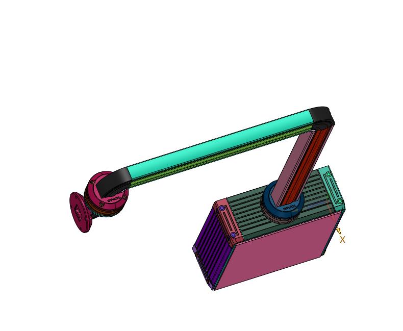 铝合金触摸屏悬臂吊臂控制箱操作箱