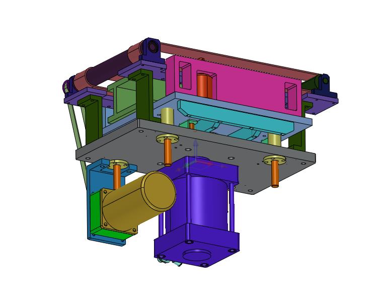 气动双定位销托盘定位装置