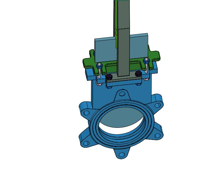 手动明杆排渣阀对夹式闸板阀下料阀