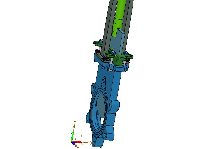 手动明杆排渣阀对夹式闸板阀下料阀