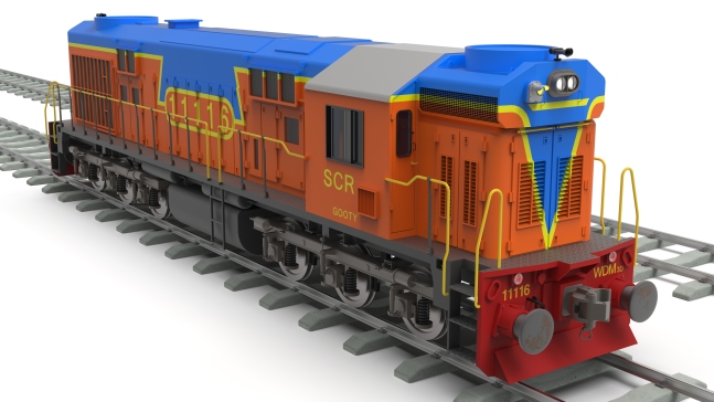 WDM-3D机车