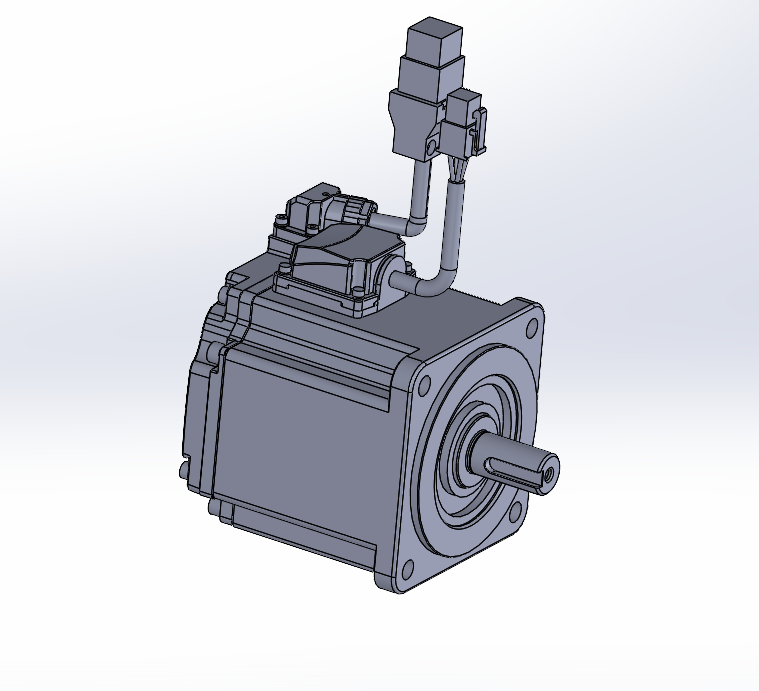 ECM-B3M-CX0804R71 ECM-B3M-CX0807RS1电机_SOLIDWORKS 2022_模型图纸下载 – 懒石网