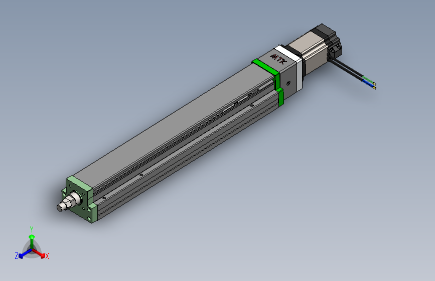内嵌式电缸 GTY8-60闭环步进[GTY8-L10-300-BC-60-C2-N]