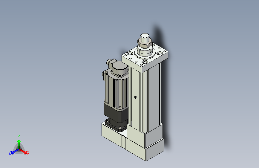 MTA125-250-P10-FF-P-K□-P1500(2000,3000)W-S3 MTA125电动缸 最大负载60KN 额定负载50KN 1500(2000,3000)W电机间接安装