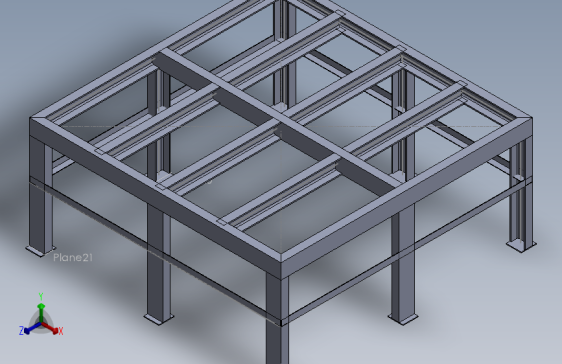 冷却塔通道底座