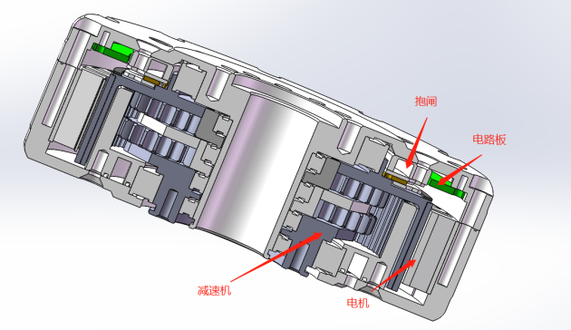 106mm Joint Motor关节电机3D数模图纸 STEP格式