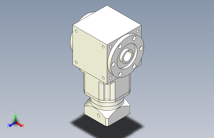 PW170双孔 PLF160-L2 22-110-145-M8换向器 主视图