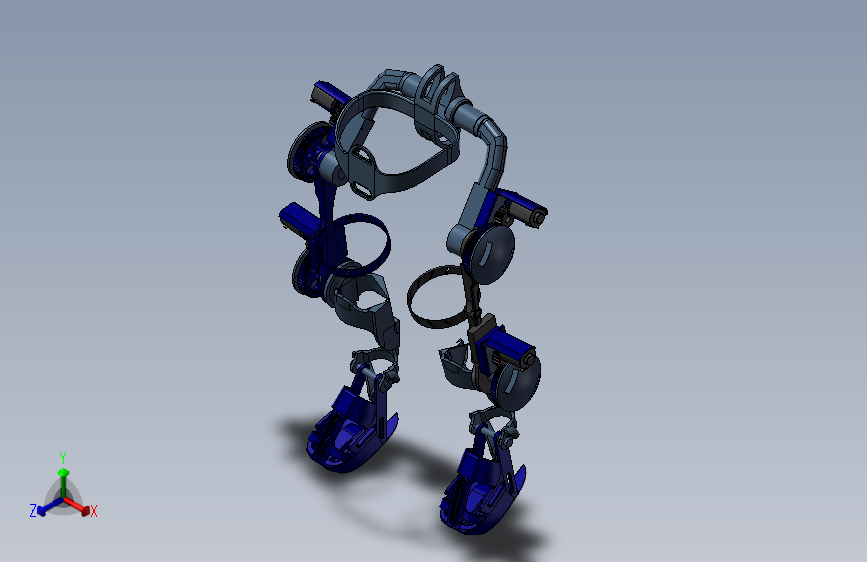 肢体康复器模型-腿部支架
