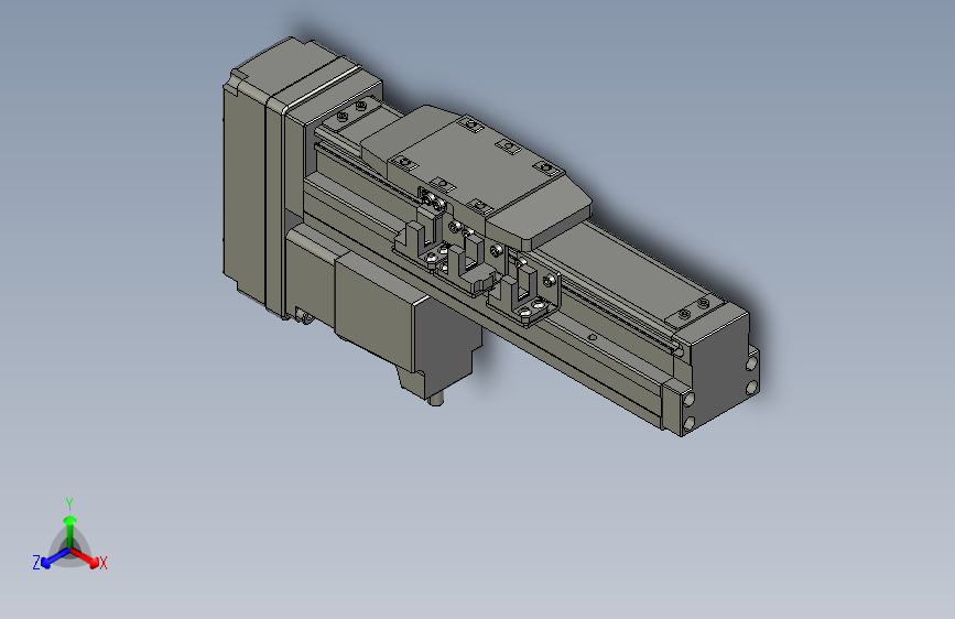 GTH4-L#-50-BM-M05-C3 GTH4内嵌式螺杆滑台 电机后折 TOYO模组
