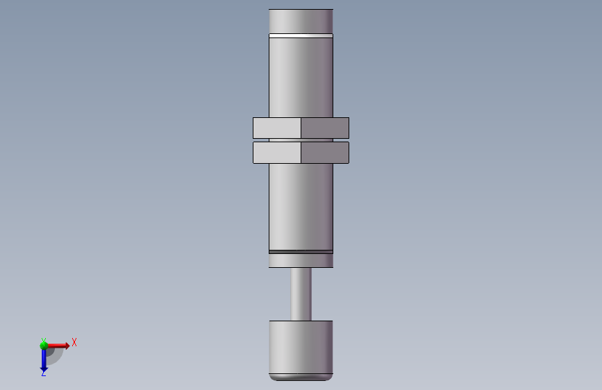 液压缓冲器AC1210_SOLIDWORKS 2018_模型图纸下载 – 懒石网