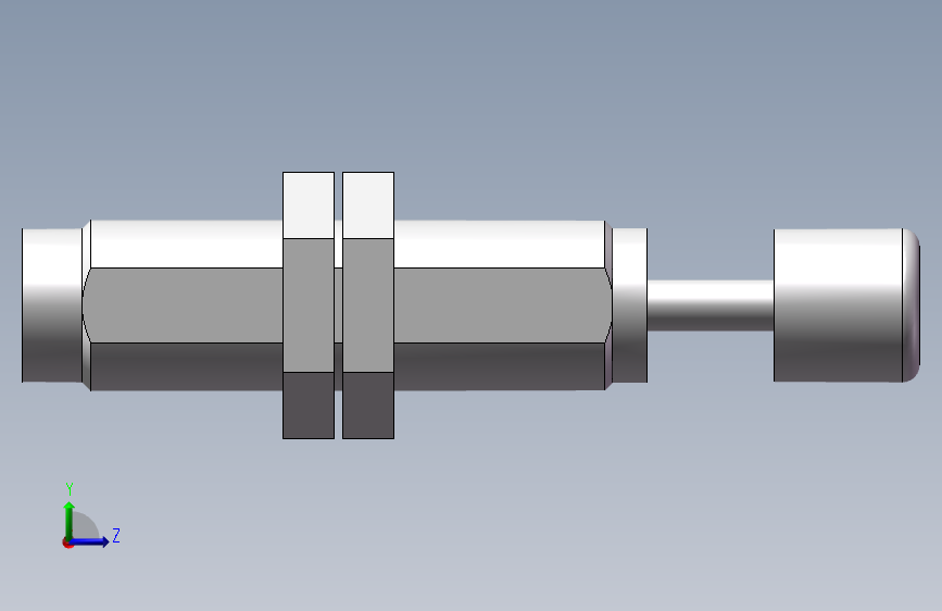 液压缓冲器AC1210_SOLIDWORKS 2018_模型图纸下载 – 懒石网
