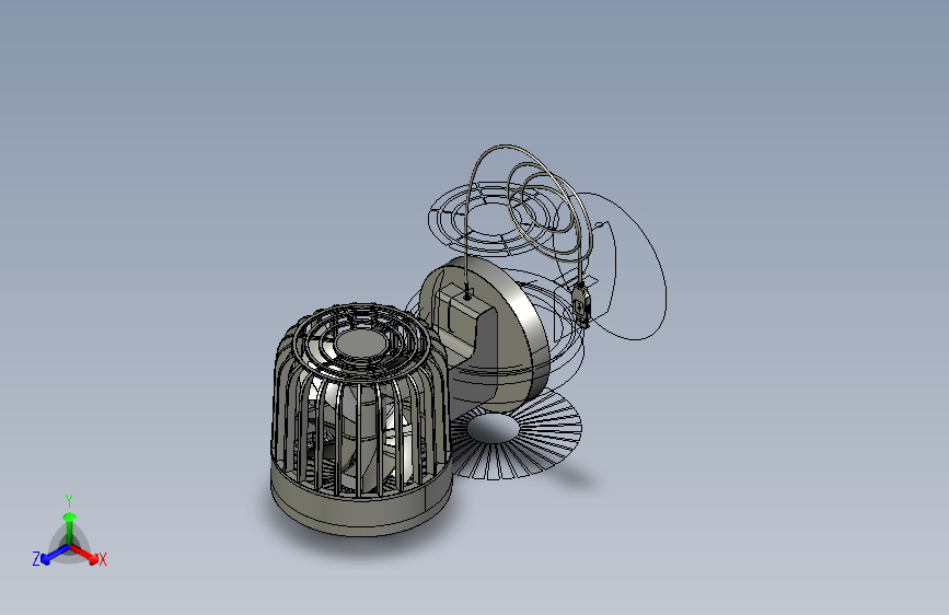 电风扇模型3