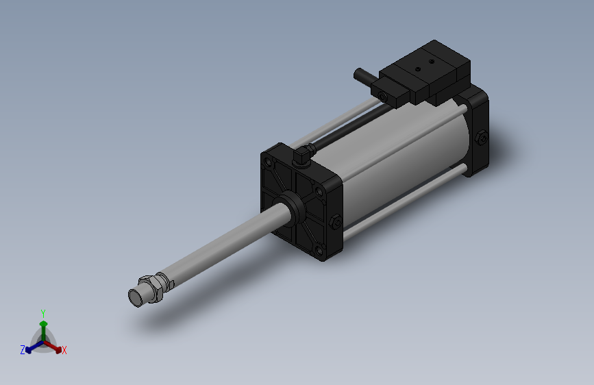 10A-5(V)系列带阀气缸(带阀型通电时拉式)[10A-5(V) (Ⅱ) SD 160 B 300 A 5]
