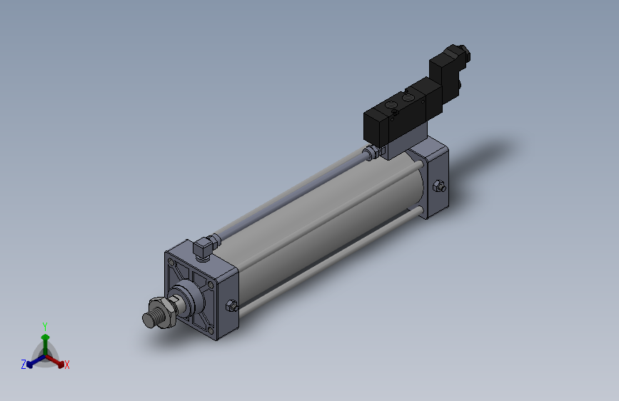 10A-5V系列无给油润滑气缸(通电时推式)[10A-5 SD 80 B 300 SD]