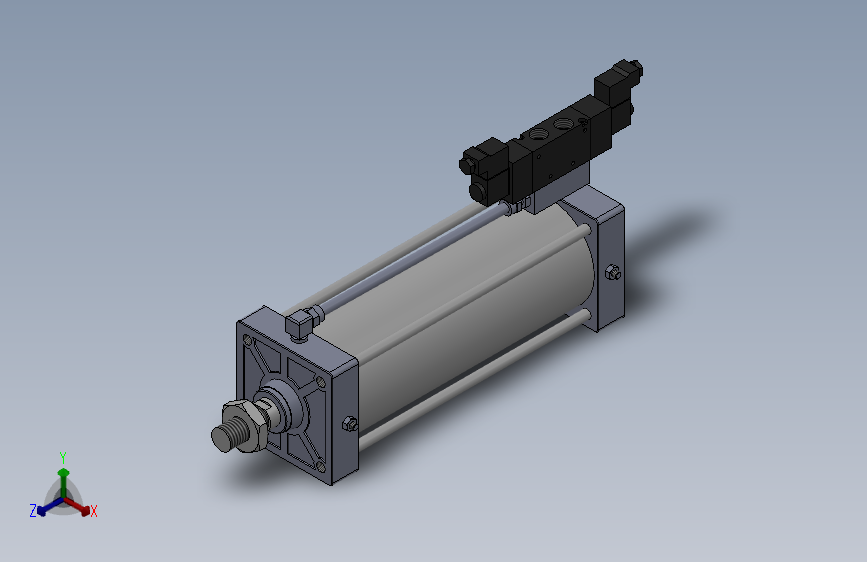 10A-5V系列无给油润滑气缸(自己保持式)[10A-5 SD 125 B 300 SD]