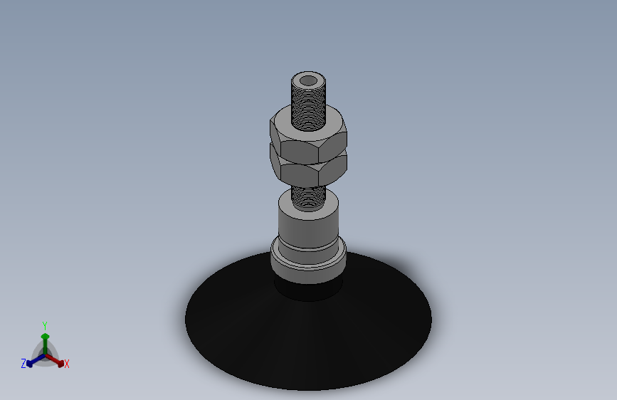 ZHP系列外螺纹垂直接管真空吸盘[ZHP-IA140-W6]