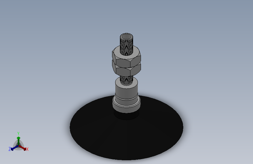 ZHP系列外螺纹垂直接管真空吸盘[ZHP-IA150-W6]