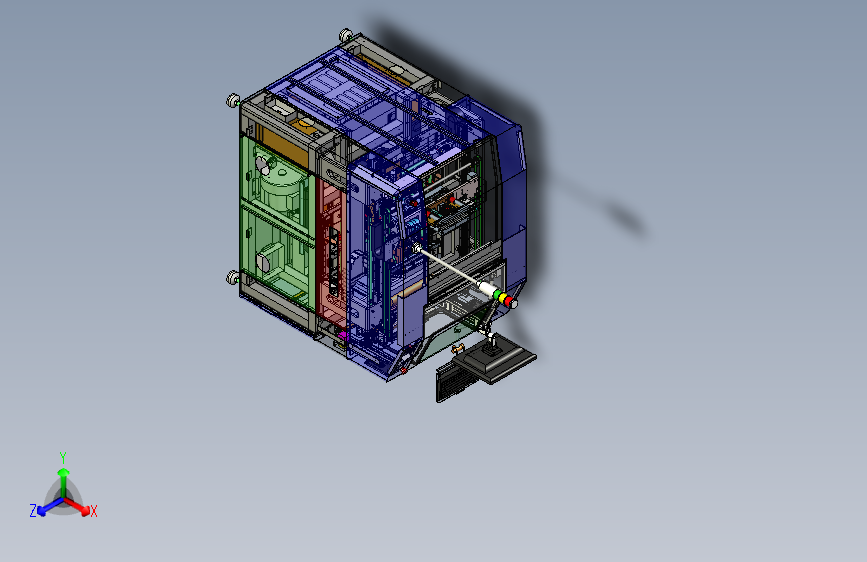 PCB SCREEN PRINTER电路板丝印机step