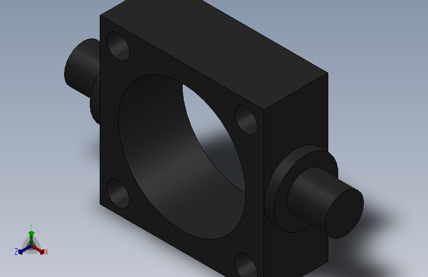 中间铰轴Z型[QGA50]气缸附件