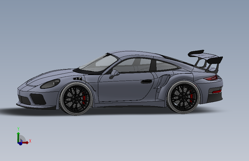保时捷911gt3 主视图
