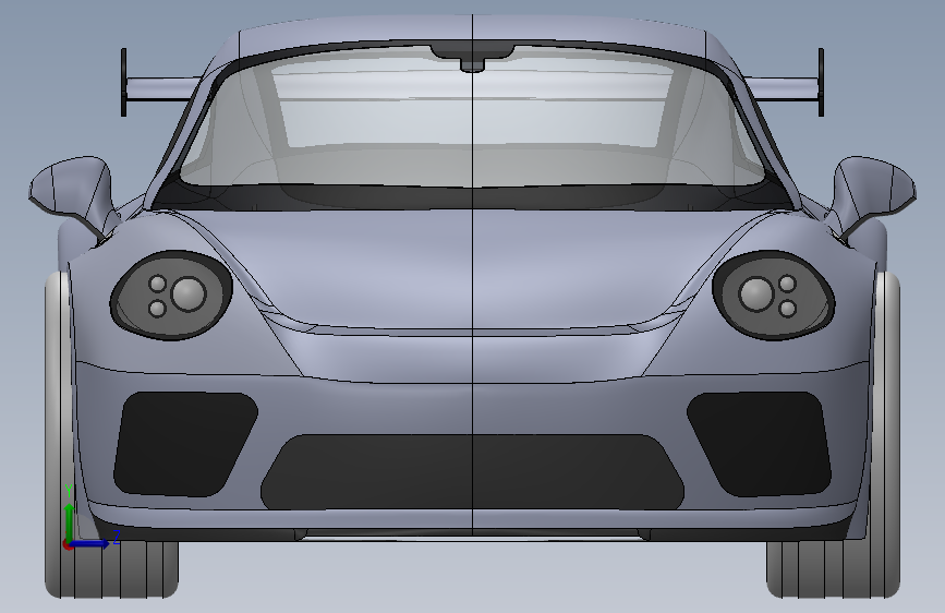 保时捷911gt3 左侧视图