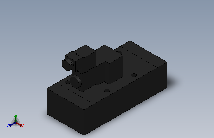 25(20)mm二位五通单电控换向阀(板接)[Q25DC-3 DC24V-S]