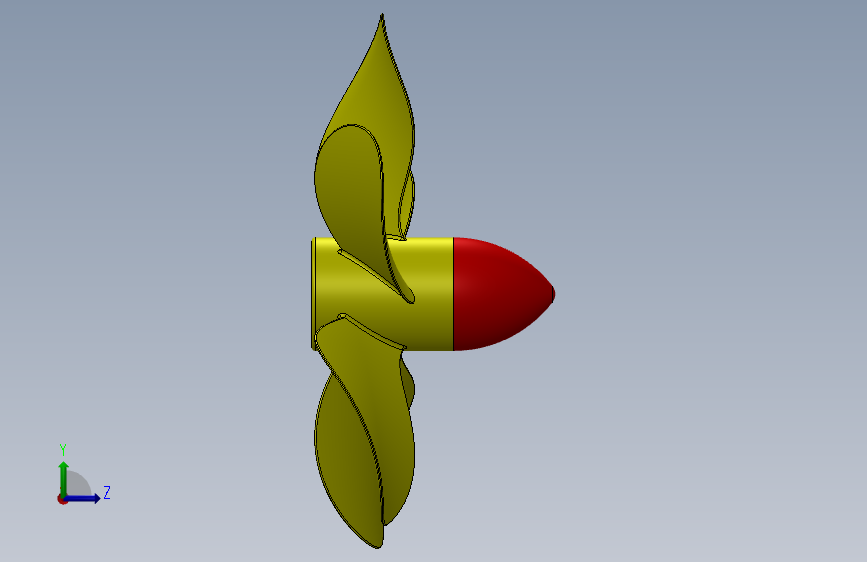 船用螺旋桨 Solidworks 2021 模型图纸下载 懒石网