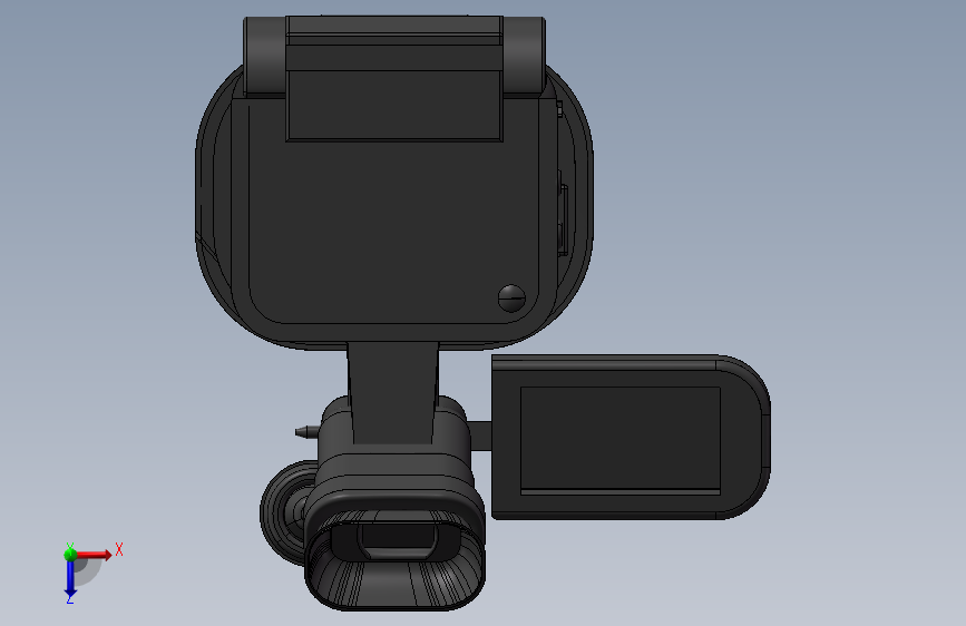 摄影机 Solidworks 2020 模型图纸下载 懒石网