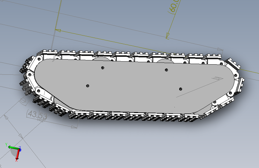 自制3d打印坦克履带 3D模型（SolidWorks设计，提_爱给网_aigei_com