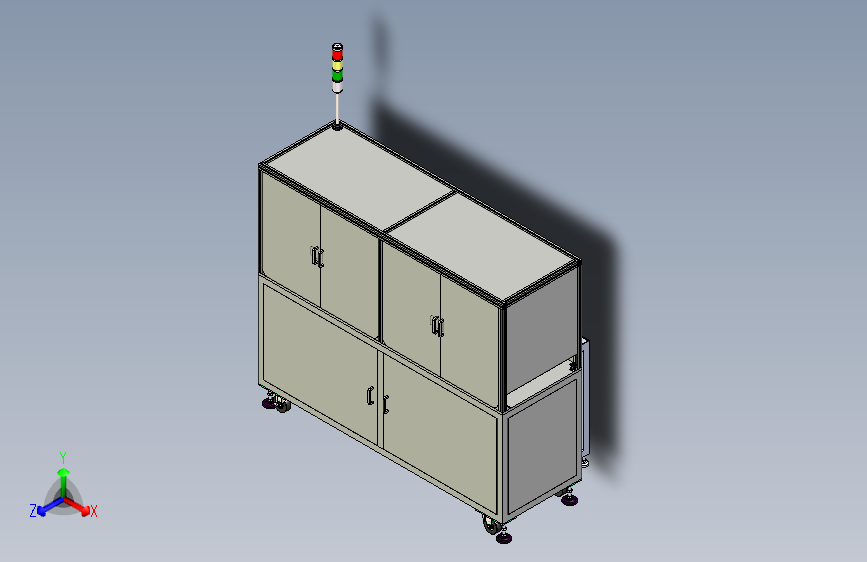 插PING段差检测通电测试机3D数模图纸 x_t格式