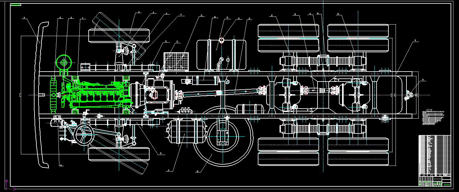 重型自卸车设计(底盘设计)(有cad图)