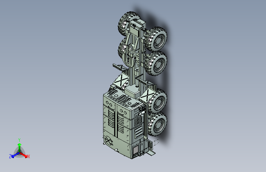 重型车辆3D模型