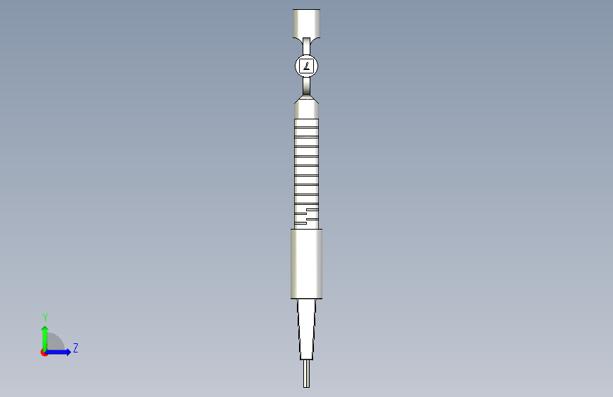 施工钥匙 左侧视图