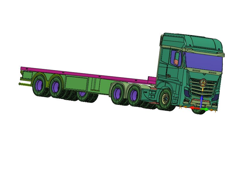 奔驰Actros重型集装箱卡车