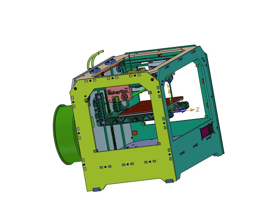 广告发光字双色3D工业级字打印机