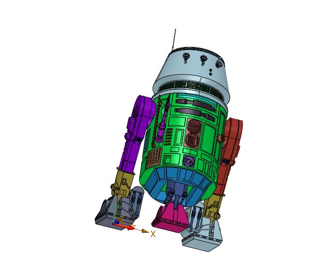 星球大战农用宇航技工机器人R5-D4