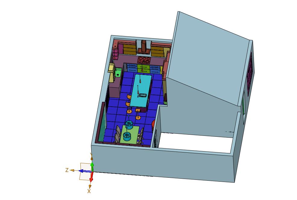 一室一厅小户型3D装修设计效果图