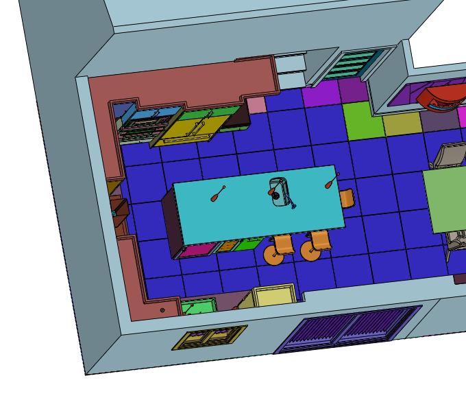 一室一厅小户型3D装修设计效果图