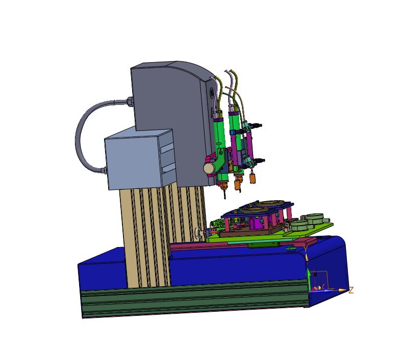 桌面式三爪对中数控雕刻机