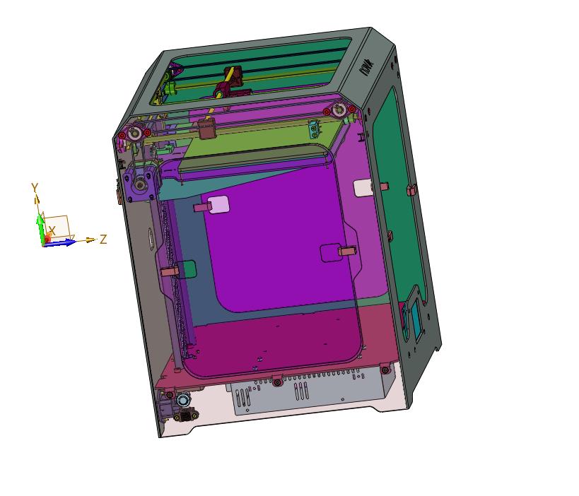 3d封闭设计激光切割机