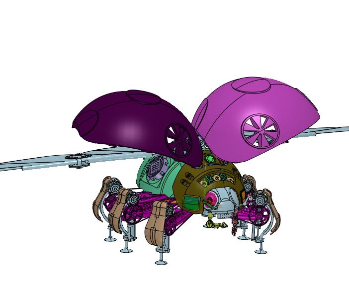 创意花园铁艺昆虫瓢虫动物摆件