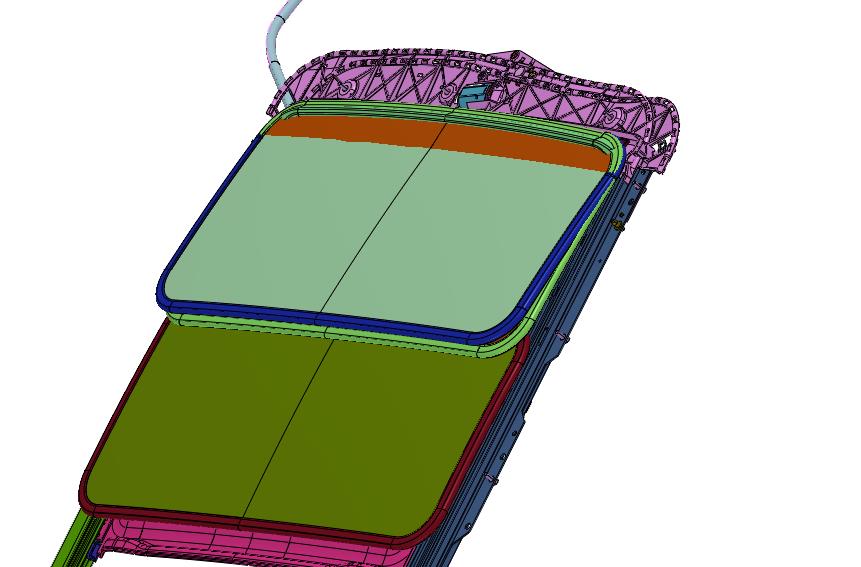 电动车伺服电机驱动的汽车天窗
