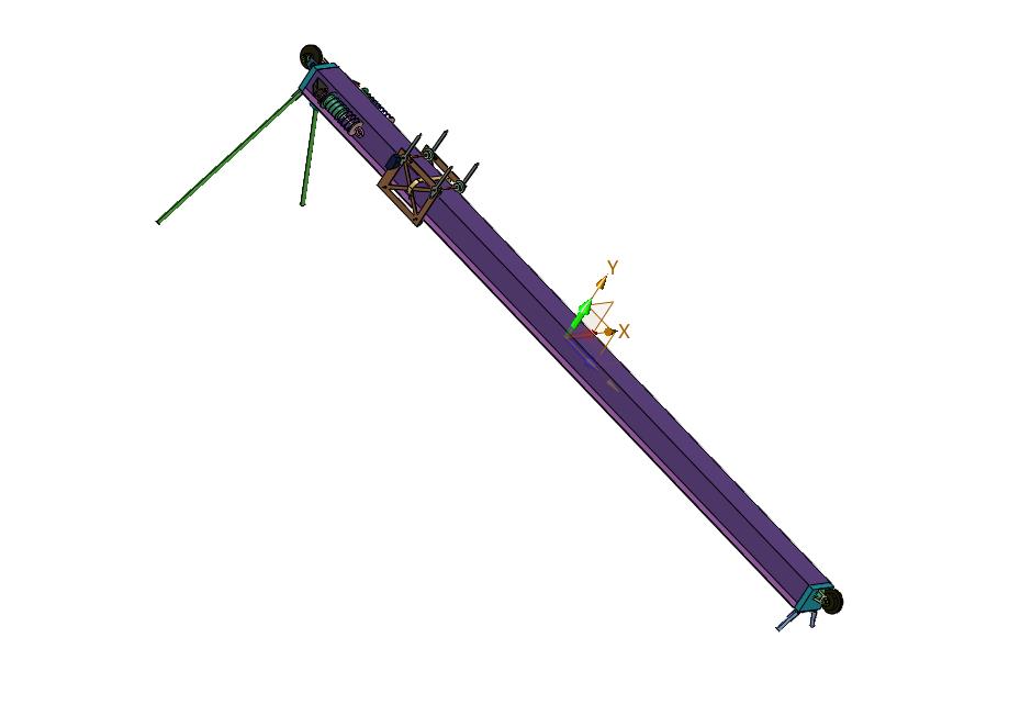 固定翼无人机斜坡式弹射器