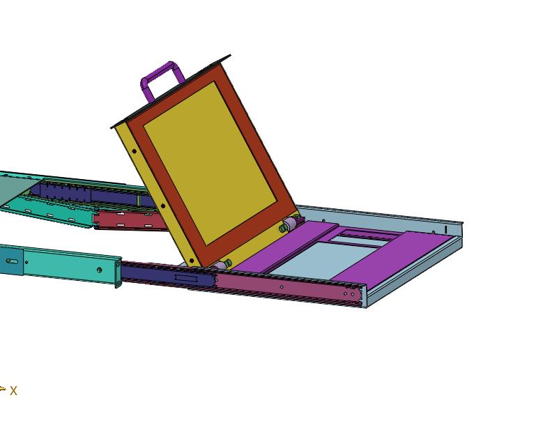 机柜抽屉显示器键盘托架